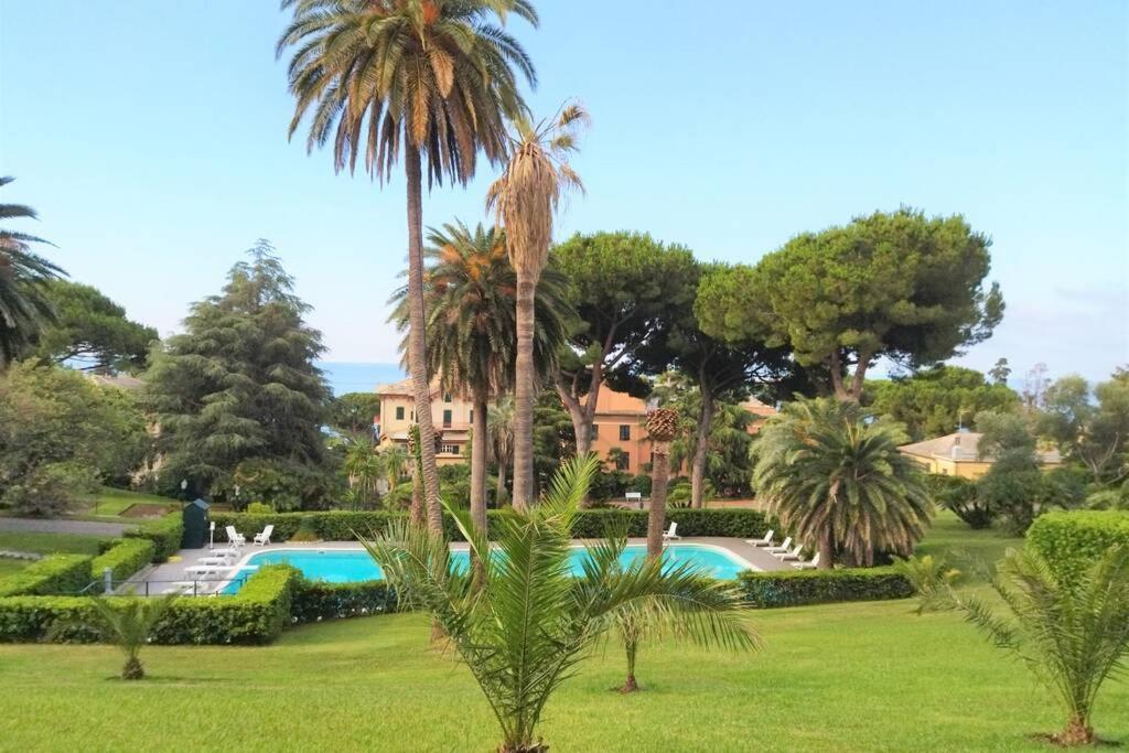 Casaviva - Beautiful Bilo With Shared Pool In Genova Nervi Génova Exterior foto